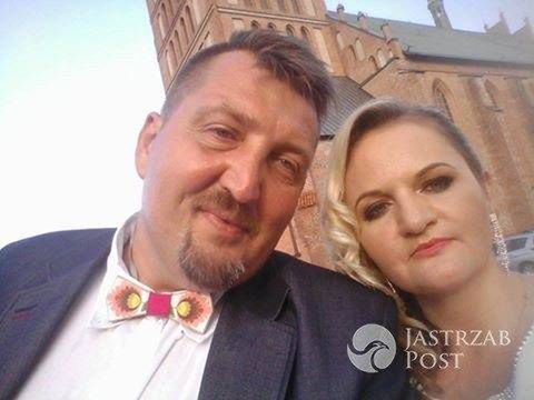 Adam Kraśko z partnerką