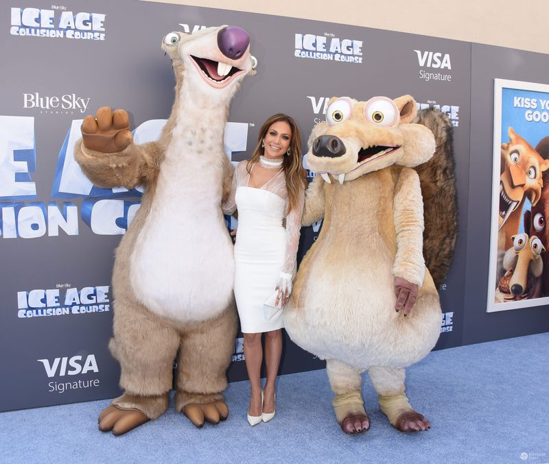 Jennifer Lopez, premiera filmu „Epoka lodowcowa 5” (fot. ONS)