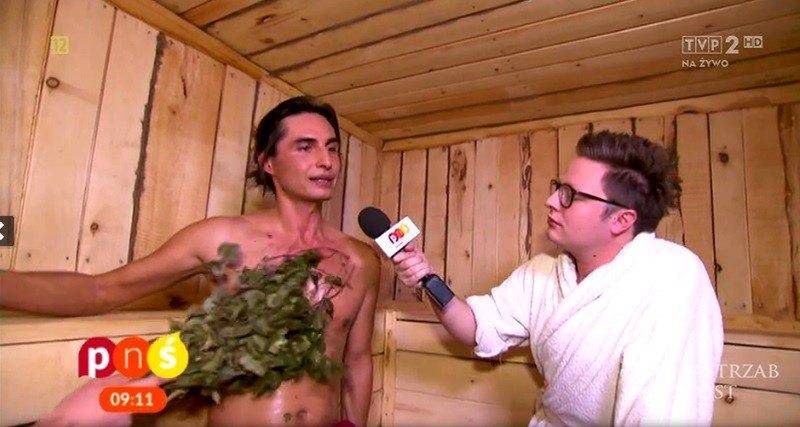 Ivan Komarenko biczowany w saunie. Pytanie na śniadanie