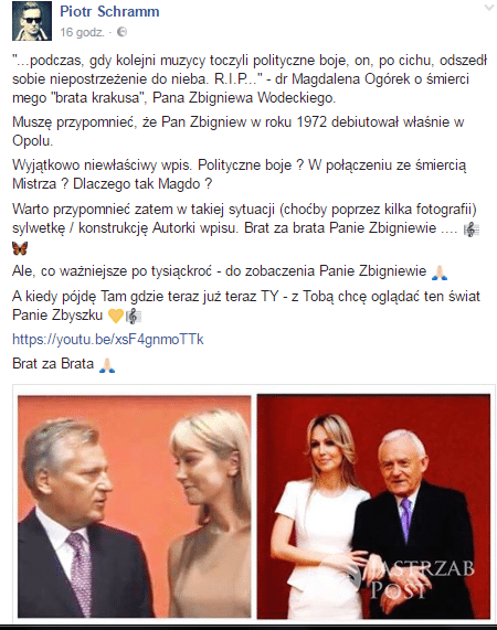 Piotr Schramm Facebook