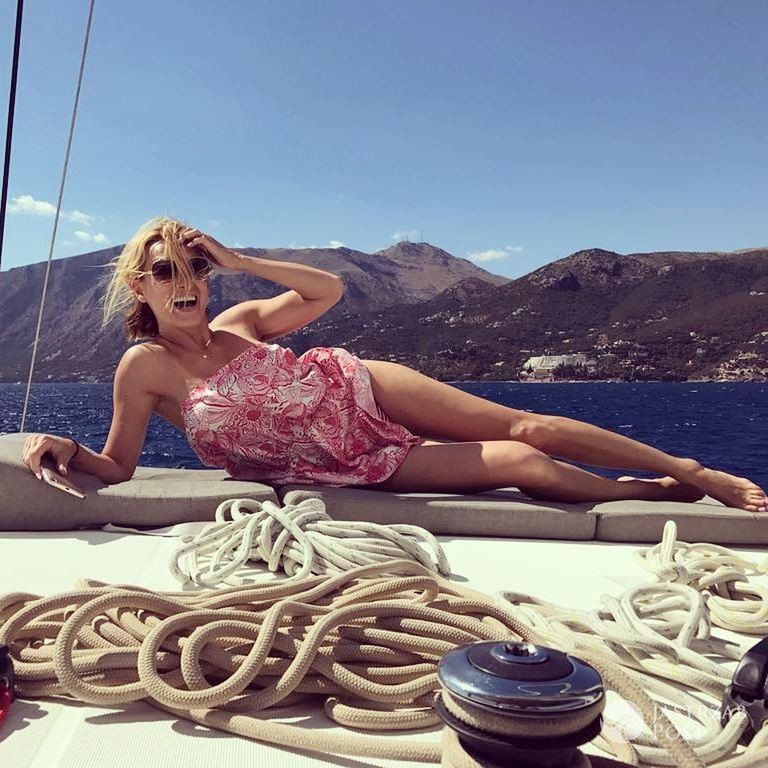 Anna Kalczyńska na wakacjach