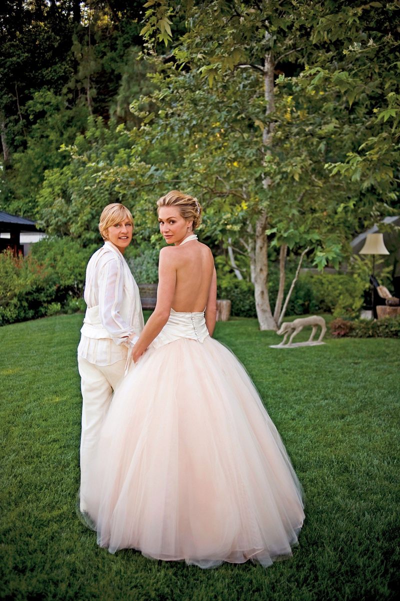Ellen DeGeneres – zdjęcie ze ślubu
