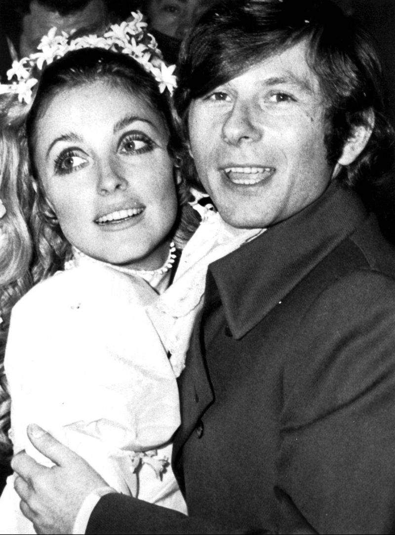 Ślub Sharon Tate i Romana Polańskiego. 1968 rok
