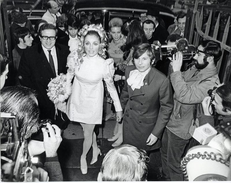 Ślub Sharon Tate i Romana Polańskiego. 1968 rok