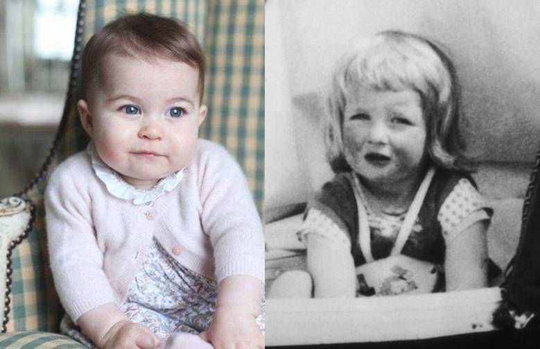 Księżna Diana i księżniczka Charlotte są do siebie podobne