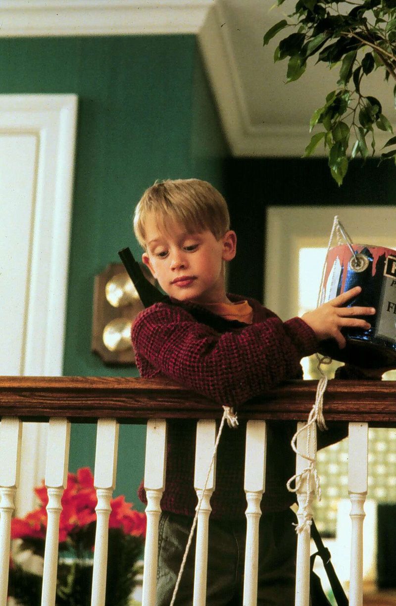 Macaulay Culkin w roli Kevina w filmie „Kevin sam w domu”