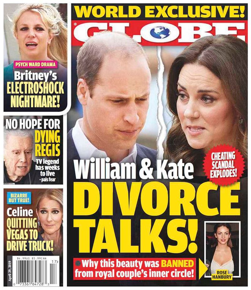 Książę William i księżna Kate rozwodzą się? Tak twierdzi The Globe