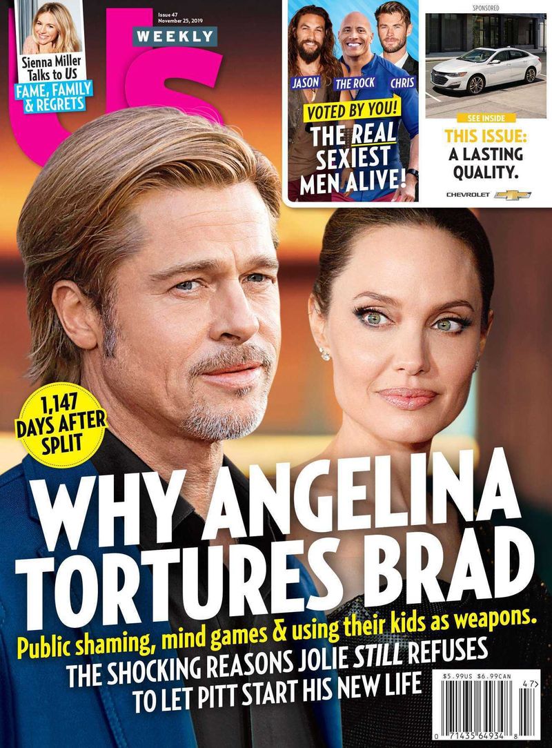 Angelina Jolie i Brad Pitt na okładce US Weekly