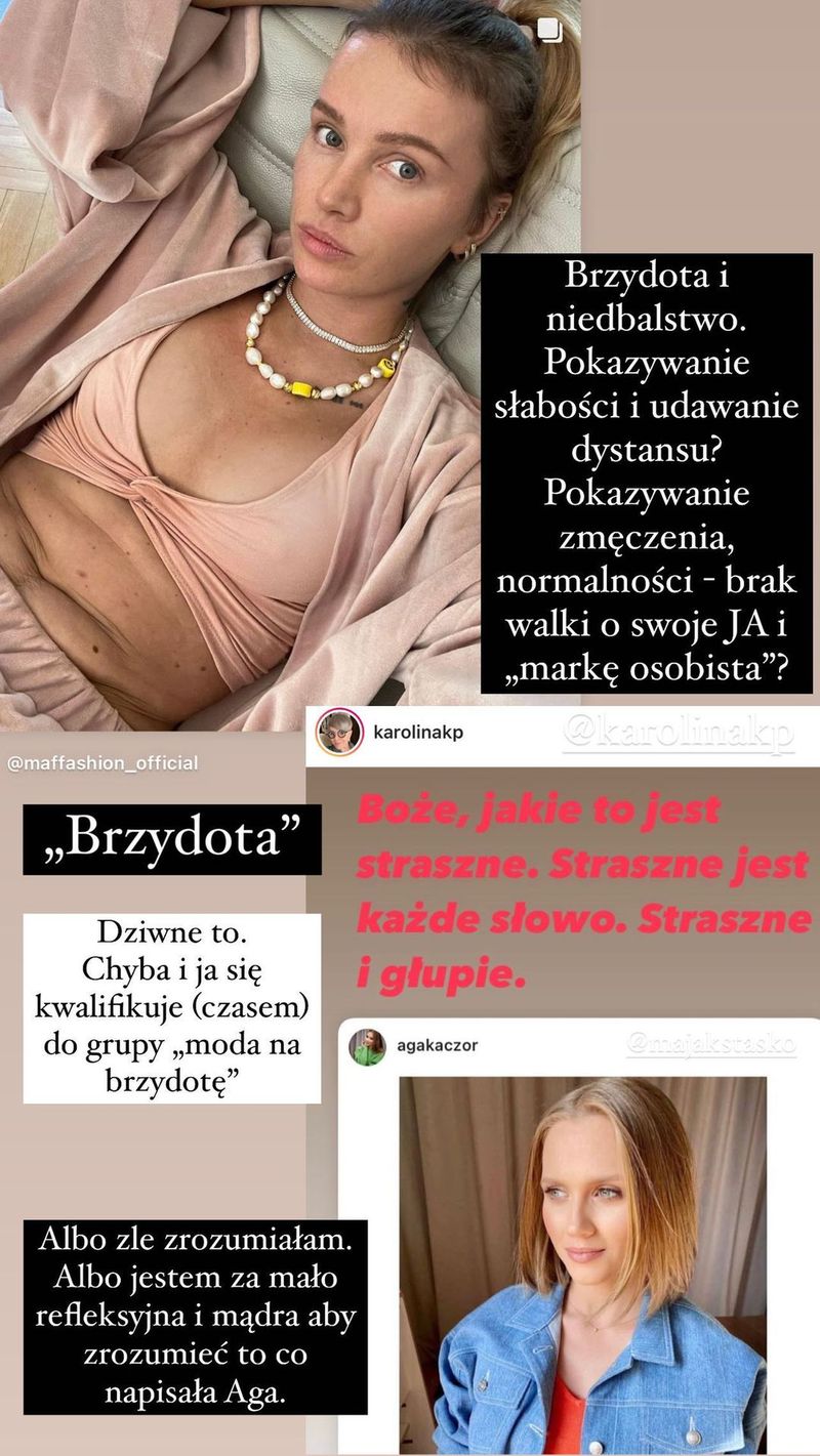 Maffashion skomentowała słowa Agnieszki Kaczorowskiej