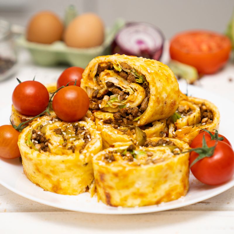 Roladki big mac na serowym cieście. Pyszna i nowoczesna przystawka