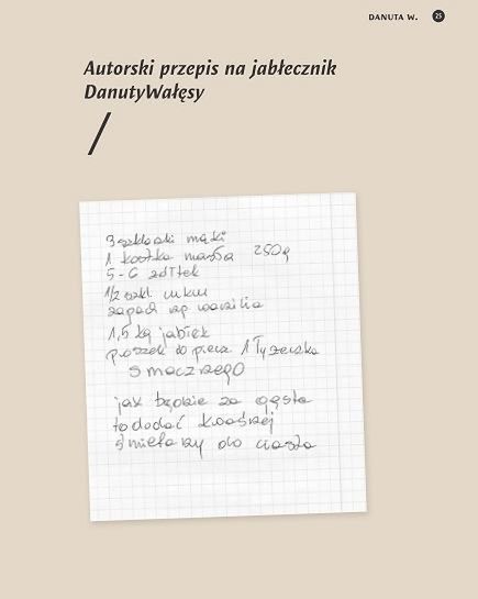 Szarlotka Danuty Wałęsy- Pyszności, źródło: materiały promocyjne, dostęp: cojestgrane24