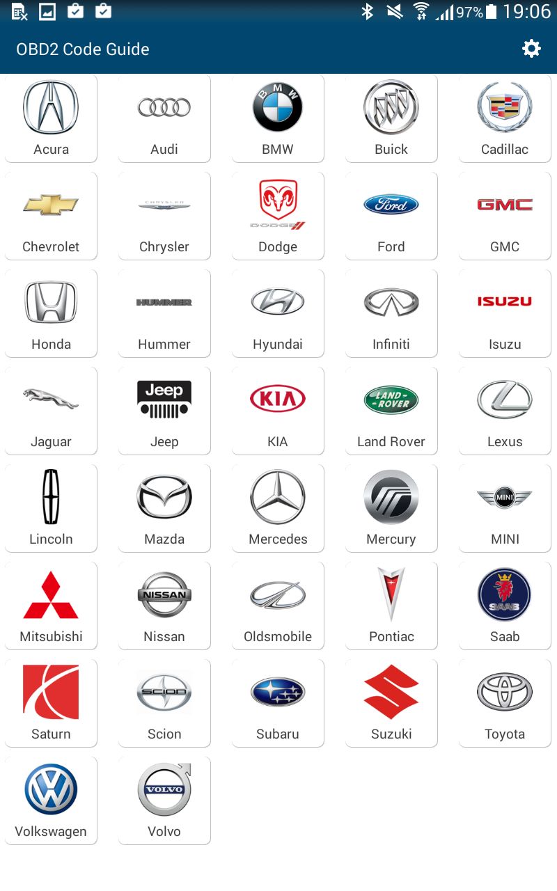 Car Code List AutoCodes 1.92 (Android) - dobreprogramy
