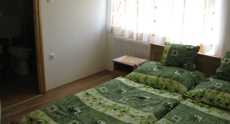 Pokoj s koupelnou s klimatizací s manželskou postelí (s možností přistýlky) - Szalay Vendégház Hegykő, foto 1