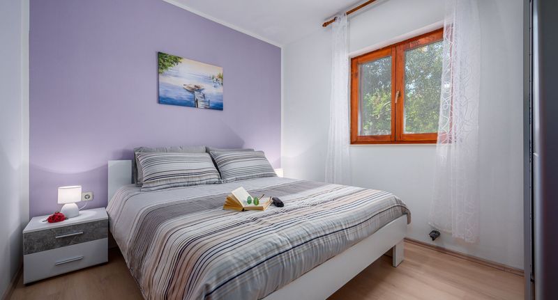 A5 Apartman pro 4 os. se 2 ložnicemi s výhledem na moře (s možností přistýlky) - Apartmani Lara Labin, foto 1