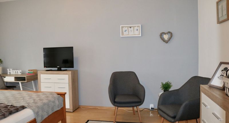 1 a Apartman s koupelnou s manželskou postelí s 1 ložnicí - Szabadság Apartman Pécs, foto 1