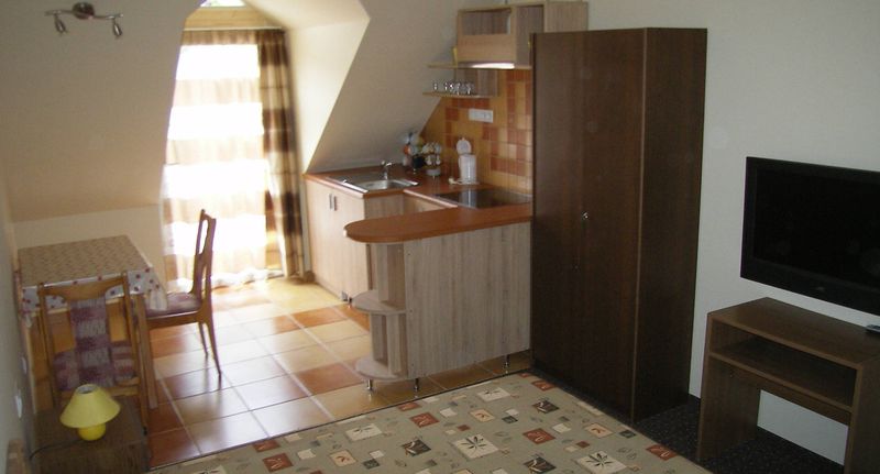 Apartman s balkónem s manželskou postelí s 1 ložnicí - Pálma Apartmanház Harkány, foto 1
