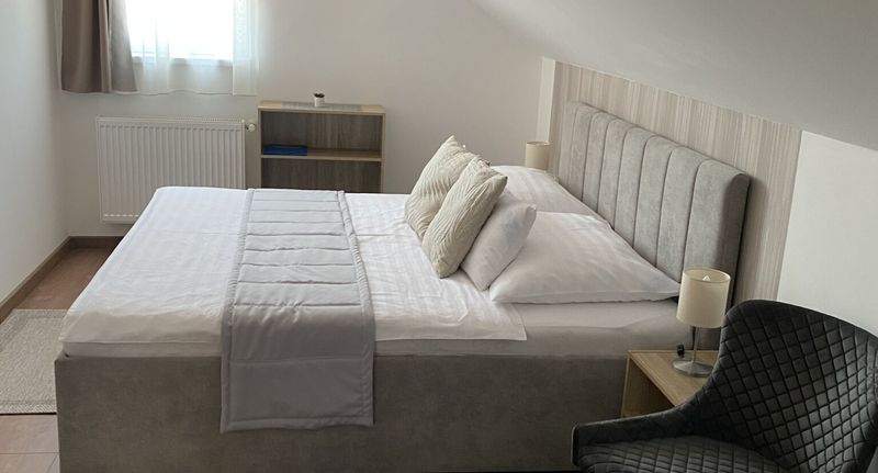 Pokoj s manželskou postelí - Riviéra Apartmanok Abádszalók, foto 1