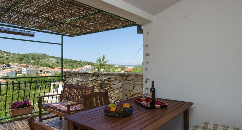 Studio Apartman s manželskou postelí s 1 ložnicí s výhledem na moře - Apartments Suzana Ražanj, foto 1