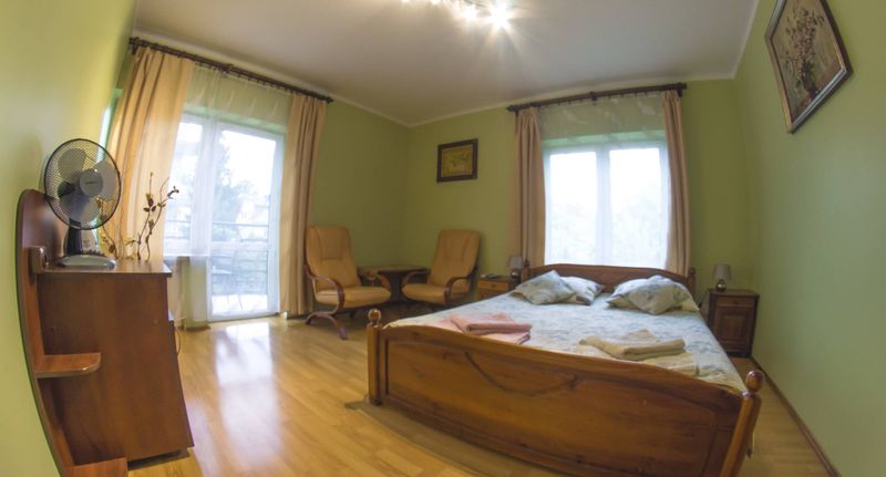 Komfort Apartman s klimatizací s manželskou postelí s 1 ložnicí (s možností přistýlky) - Pensjonat Przy Błoniach Kraków, foto 1
