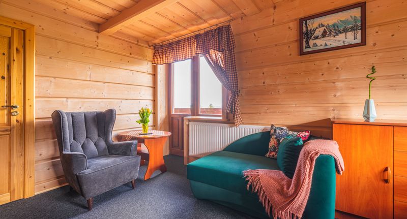 Apartman s balkónem pro 5 os. se 2 ložnicemi s výhledem na hory - Dom Gościnny Miś Bukowina Tatrzańska, foto 1