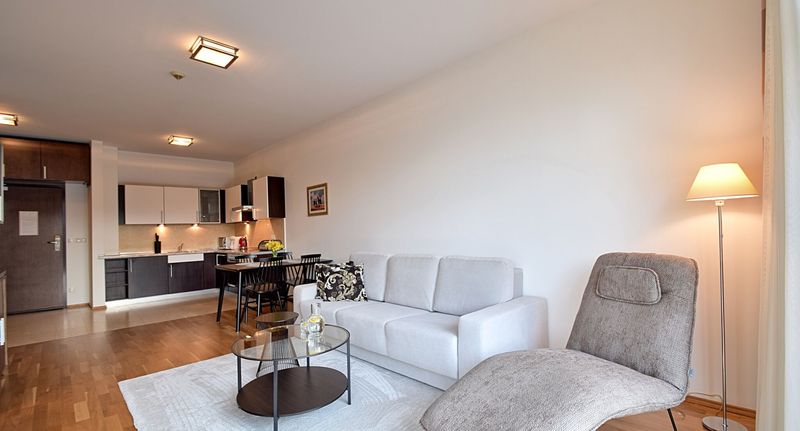 Apartman pro 4 os. se 2 ložnicemi s výhledem na park na poschodí - Apartament Na Wydmie Diune Kołobrzeg, foto 1