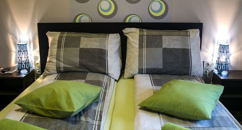 Deluxe Apartman pro 2 os. s 1 ložnicí přízemní - Aranyhíd Vendégház Makó, foto 1
