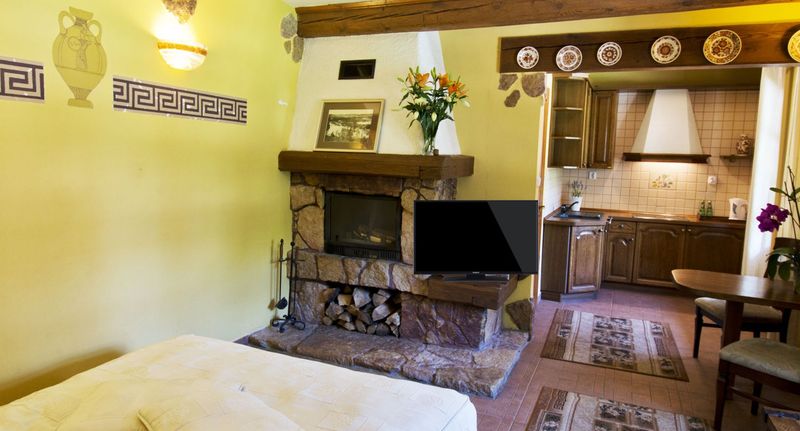 Deluxe Pokoj pro 2 os. přízemní - Hotel Dworek Wapionka Górzno, foto 1