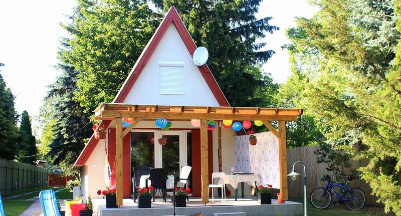 Chata (jako celek) pro 9 os. s výhledem na řeku celý Dům - Mandala Nyaraló Békésszentandrás, foto 1