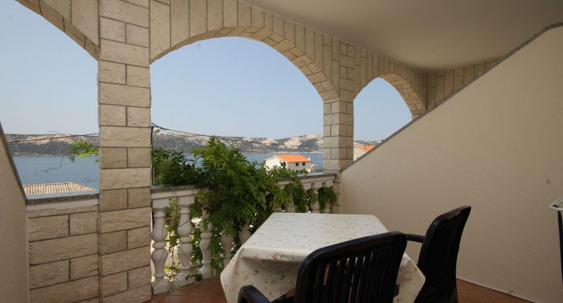 Apartman s klimatizací s terasou s manželskou postelí s 1 ložnicí AS-6469-b - Apartments By The Sea Stara Novalja, Pag - 6469 Stara Novalja, foto 1