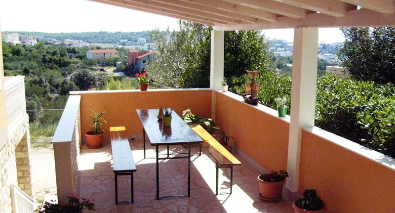Apartman s klimatizací s balkónem pro 5 os. se 2 ložnicemi A-8507-b - Apartments With Parking Space Seget Vranjica, Trogir - 8507 Seget Vranjica, foto 1