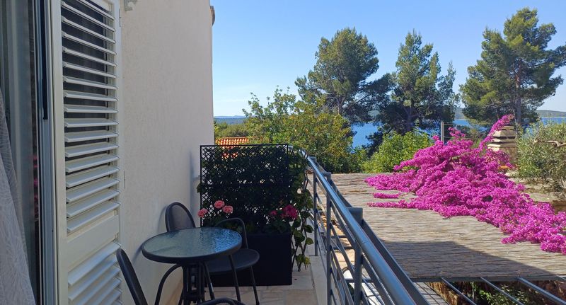 Apartman s klimatizací s terasou pro 3 os. s 1 ložnicí AS-8710-a - Apartments With Parking Space Zavala, Hvar - 8710 Zavala, foto 1