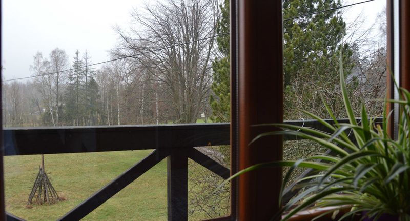 Pokoj s koupelnou pro 3 os. s výhledem do zahrady (s možností přistýlky) - Górska Leśniczówka Zubrzyca Górna, foto 1
