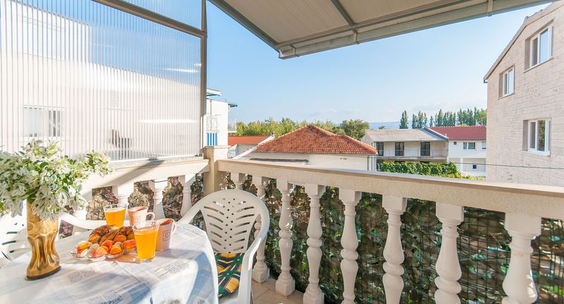 Apartman s klimatizací s balkónem s manželskou postelí s 1 ložnicí AS-14422-a - Apartments With Parking Space Omiš - 14422, foto 1