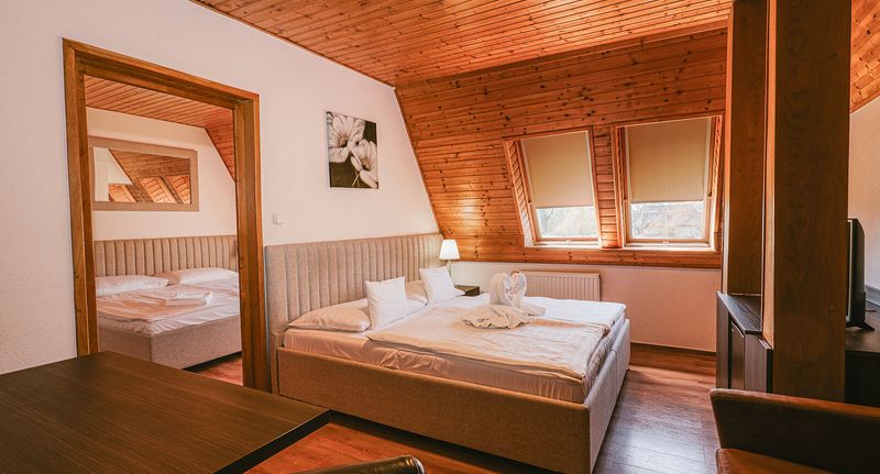 Rodinný pokoj Pokoj pro 5 os. - Aqua Hotel Gyula, foto 1