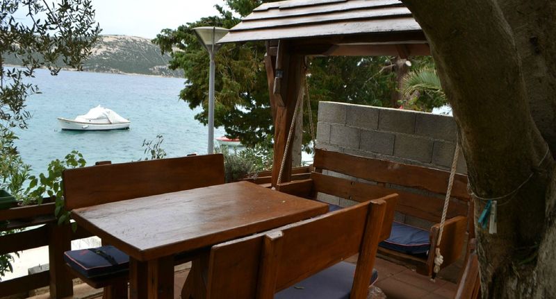 Apartman s klimatizací s terasou pro 3 os. s 1 ložnicí AS-4106-a - Apartments By The Sea Stara Novalja, Pag - 4106 Stara Novalja, foto 1