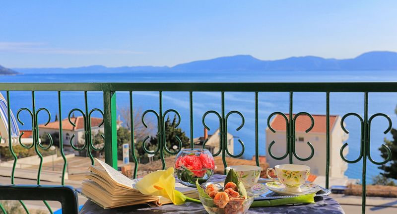 Apartman s klimatizací s balkónem pro 4 os. s 1 ložnicí A-11588-b - Apartments By The Sea Podaca, Makarska - 11588 Podaca, foto 1