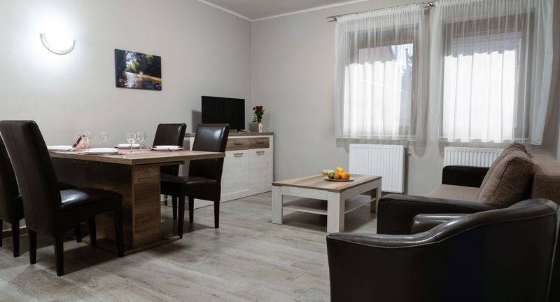 Standard Apartman pro 4 os. se 2 ložnicemi přízemní - RÁBA Apartmanház Sárvár, foto 1