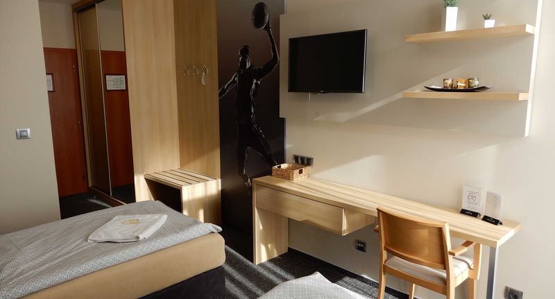 Pokoj se sprchou s terasou pro 2 os. - Hotel OTAVARENA Písek, foto 1