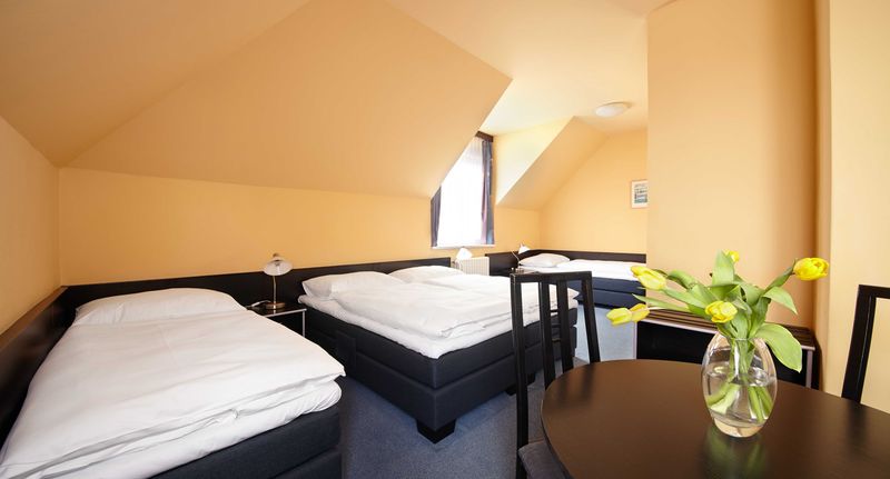 Pokoj se sprchou pro 4 os. - HOTEL TULIPÁN Průhonice, foto 1