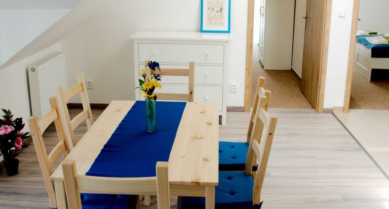 Apartman se sprchou s vlastní kuchyní pro 6 os. se 3 ložnicemi - Apartmány Lhota Haškovcova Lhota, foto 1