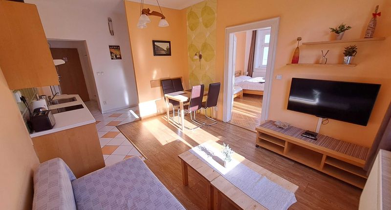 Apartman se sprchou s vlastní kuchyňkou pro 4 os. (s možností přistýlky) - SKLEP REST Praha, foto 1