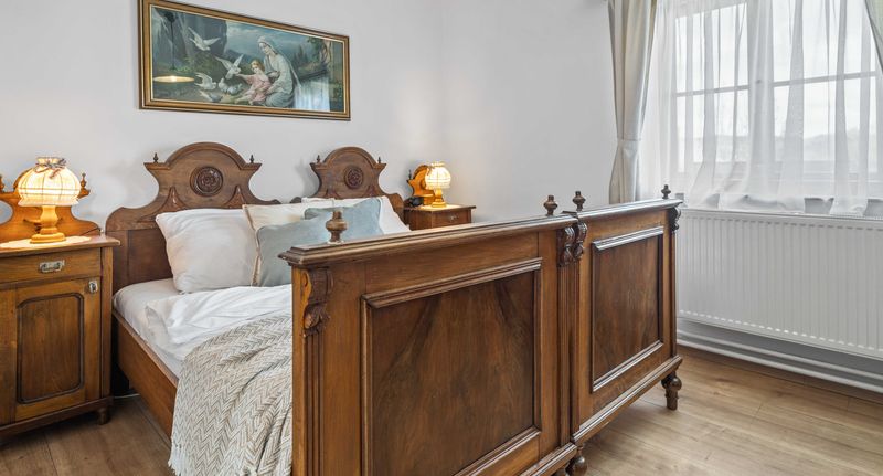 Romantik Pokoj se sprchou s manželskou postelí - Pension Regina Větřní, foto 1