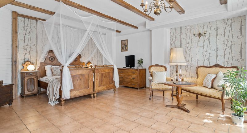 Deluxe Pokoj s manželskou postelí s výhledem do zahrady (s možností přistýlky) - Pension Regina Větřní, foto 1