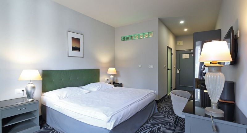 Business Pokoj se sprchou s manželskou postelí - Carlsbad INN hotel & apartments, foto 1