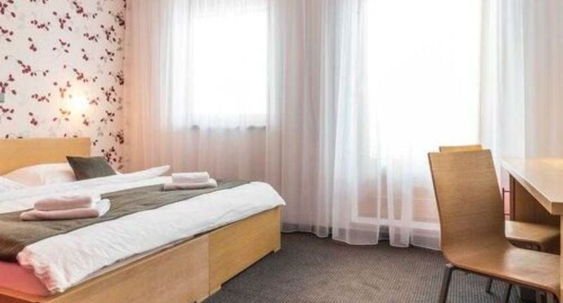 Pokoj s klimatizací se sprchou s manželskou postelí - HOTEL KRAVÍ HORA Bořetice, foto 1