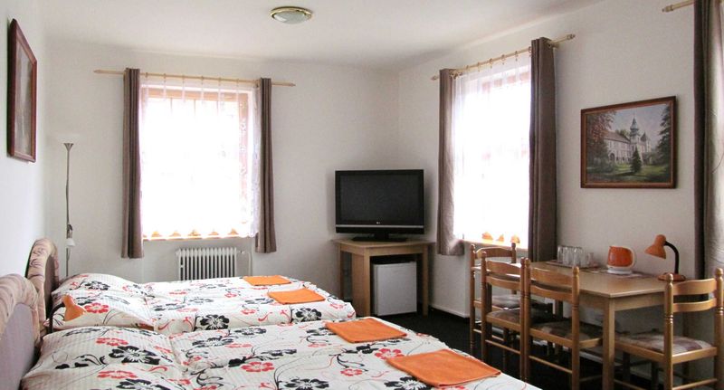 Pokoj se sprchou se společnou kuchyňkou pro 4 os. - Hotel Starý Mlýn Železný Brod, foto 1