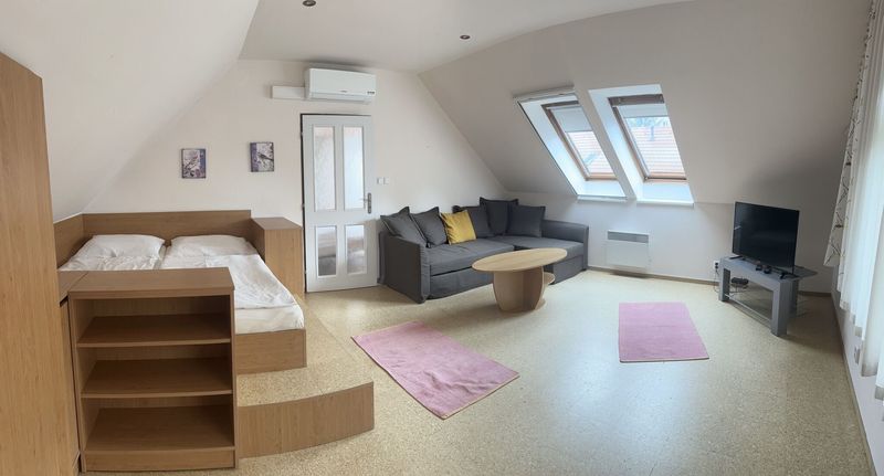 Deluxe Apartman pro 3 os. s 1 ložnicí v podkroví (s možností přistýlky) - Apartmány U starého Labe Nymburk, foto 1
