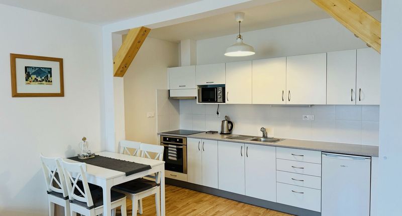 Rodinný Apartman pro 4 os. se 2 ložnicemi s výhledem na město (s možností přistýlky) - Apartmány a Ubytování Mlýnice Litovel, foto 1