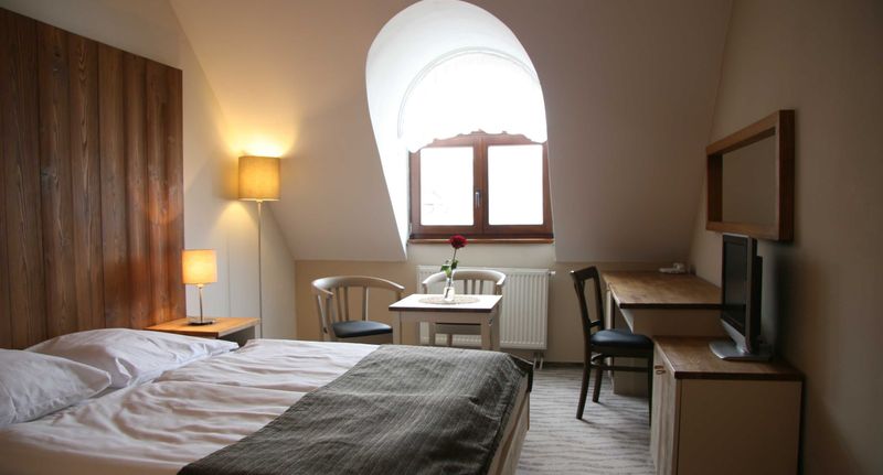 Standard Pokoj se sprchou s manželskou postelí - Wellness Hotel Gendorf Vrchlabí, foto 1