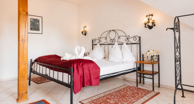 Superior Pokoj s balkónem s manželskou postelí - Hotel a Pension SEEBERG Františkovy Lázně, foto 1